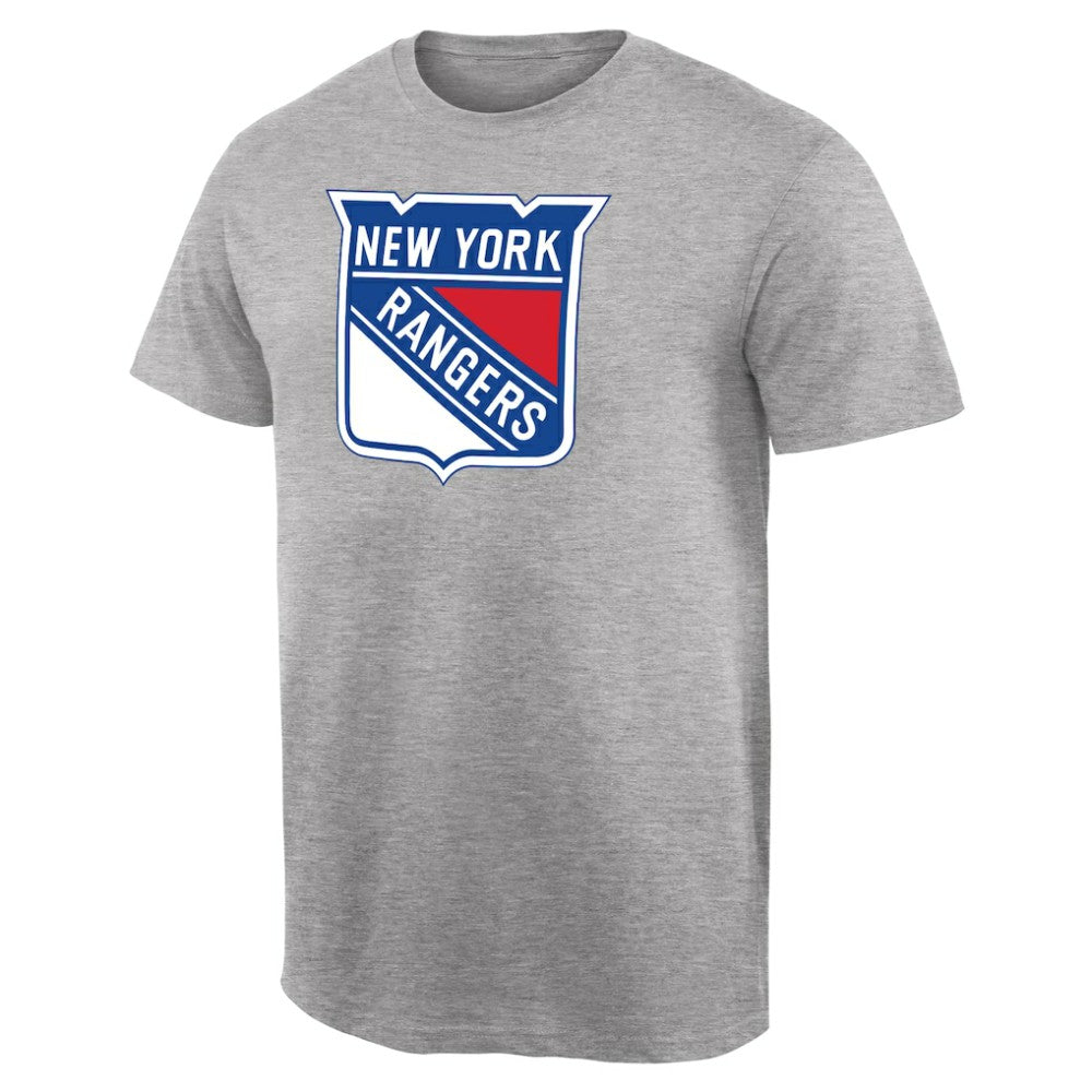 NHL New York Rangers Team Primary Logo T-Shirt - Ash