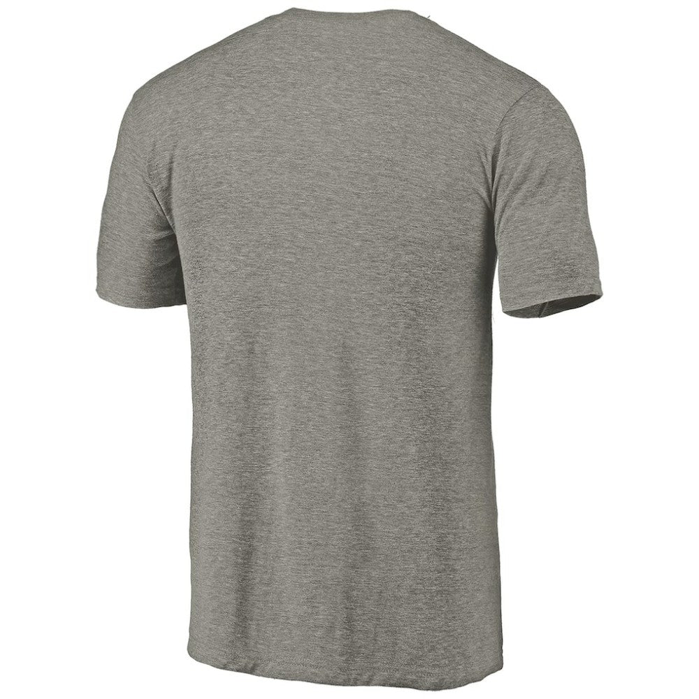 NHL Colorado Avalanche Distressed Team Logo Tri-Blend T-Shirt - Ash