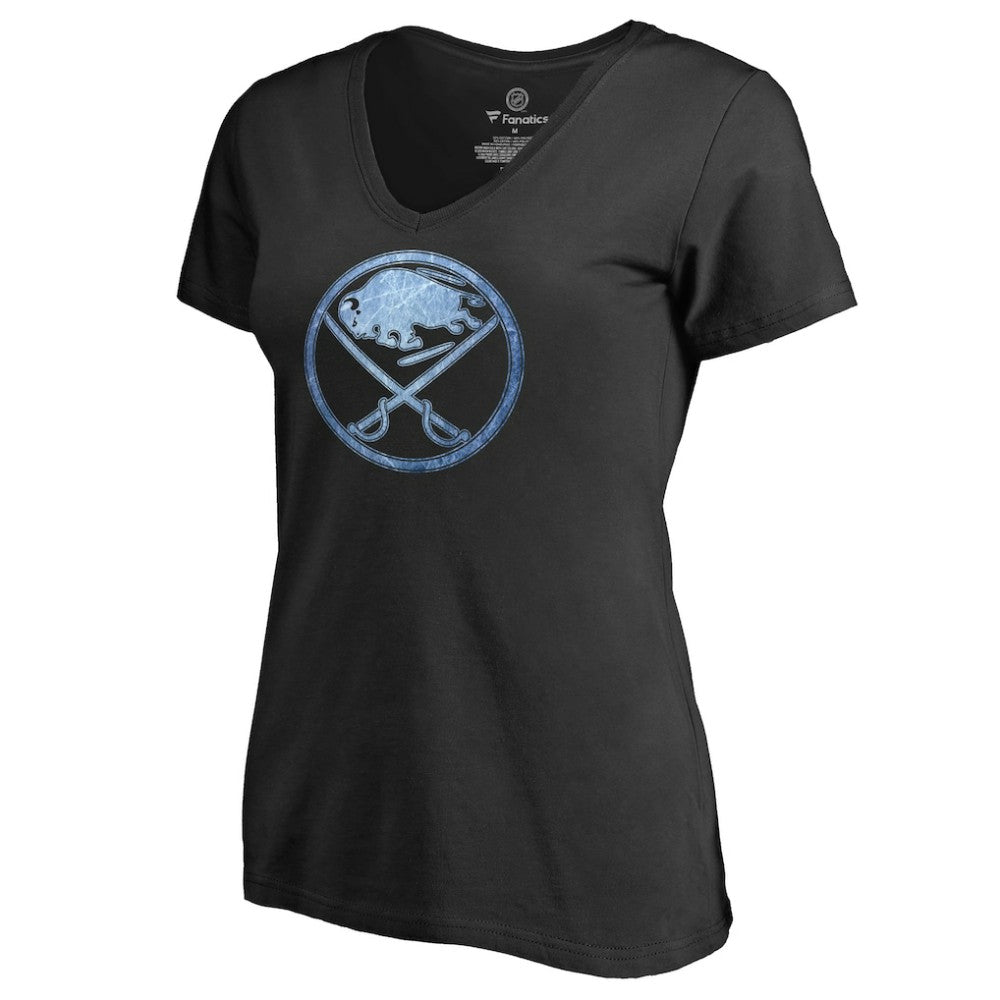 NHL Buffalo Sabres Women's Pond Hockey T-Shirt - Black