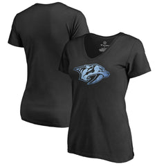 NHL Nashville Predators Women's Pond Hockey T-Shirt - Black