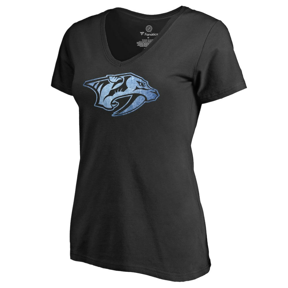 NHL Nashville Predators Women's Pond Hockey T-Shirt - Black