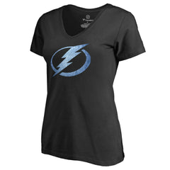 NHL Tampa Bay Lightning Women's Pond Hockey T-Shirt - Black