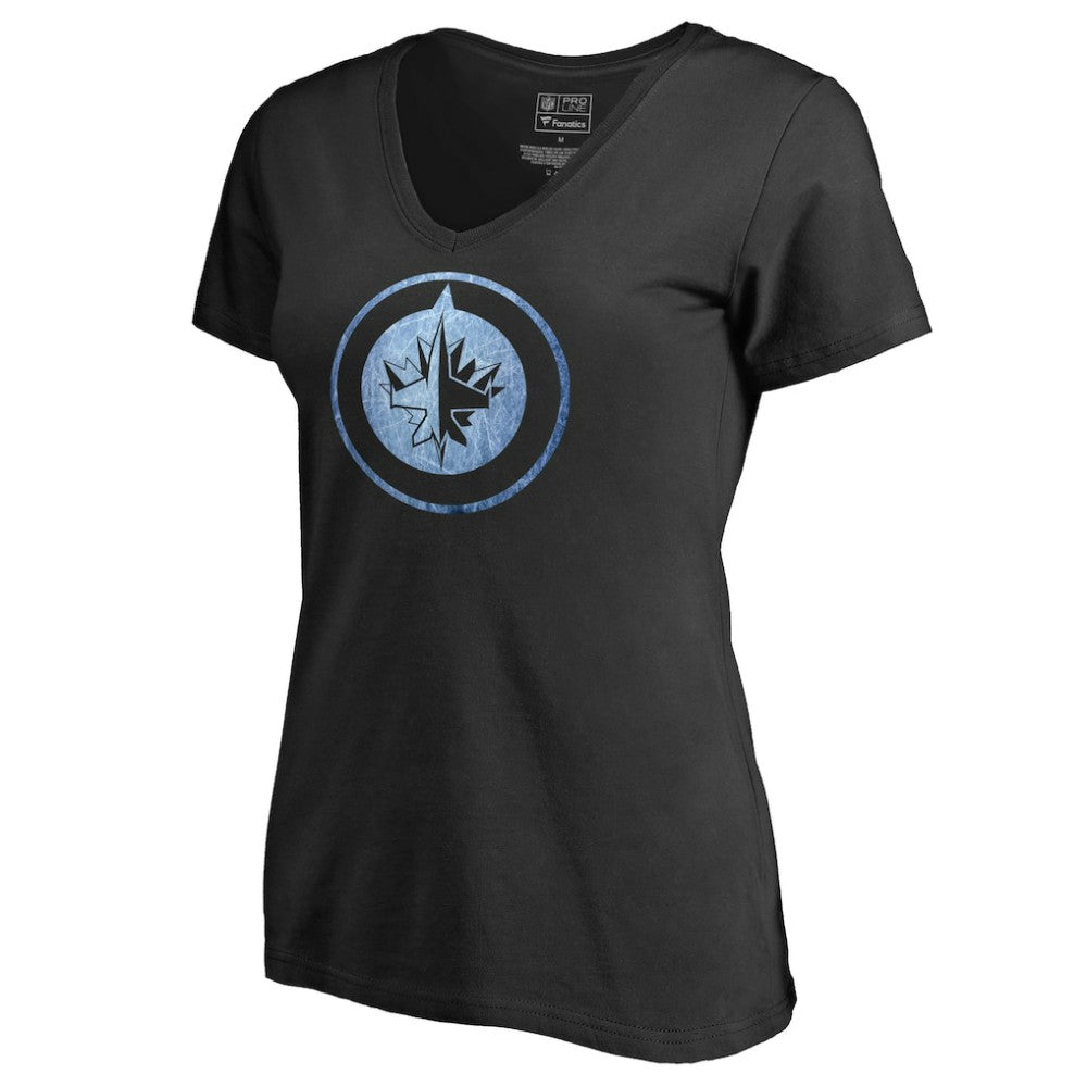 NHL Winnipeg Jets Women's Pond Hockey T-Shirt - Black