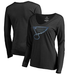 NHL St. Louis Blues Women's Pond Hockey Long Sleeve T-Shirt - Black