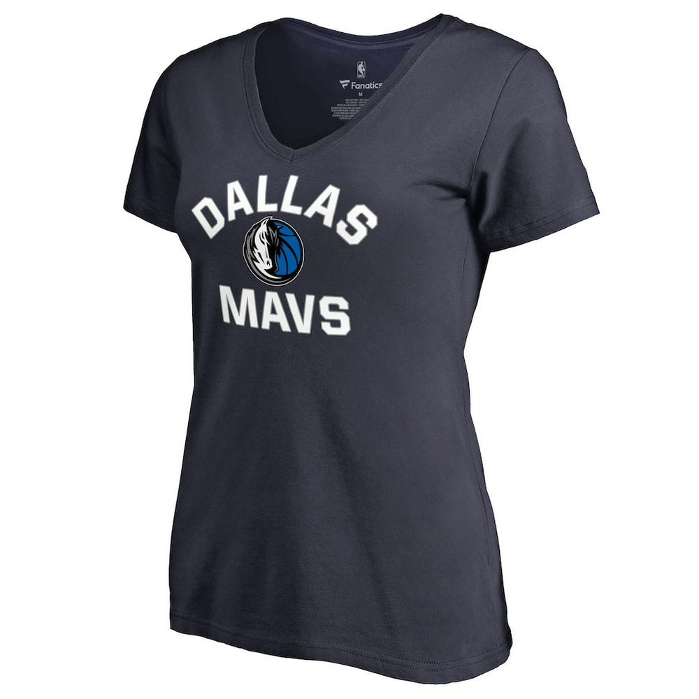 Dallas Mavericks Women's Overtime V-Neck T-Shirt Navy