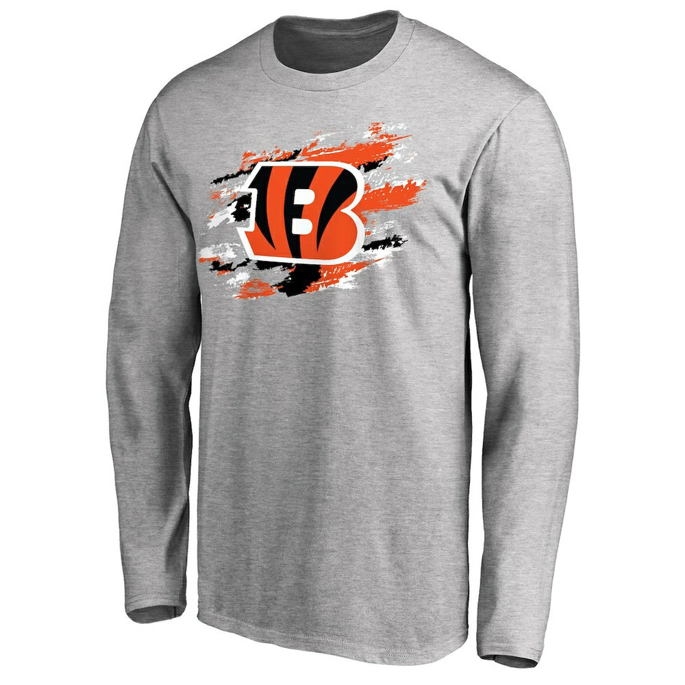 Cincinnati Bengals True Colors Long Sleeve T-Shirt Ash
