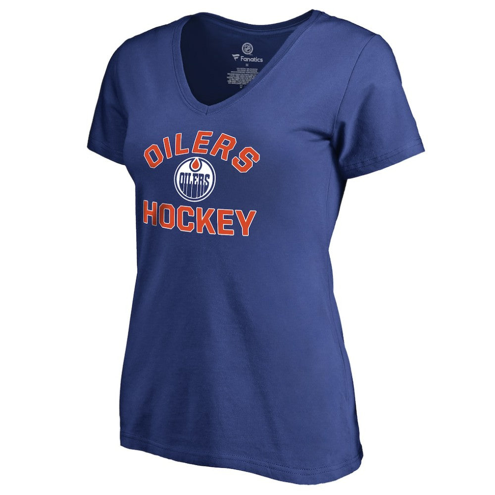 NHL Edmonton Oilers Women's Overtime T-Shirt - Royal