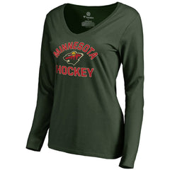 NHL Minnesota Wild Women's Overtime Long Sleeve T-Shirt - Green