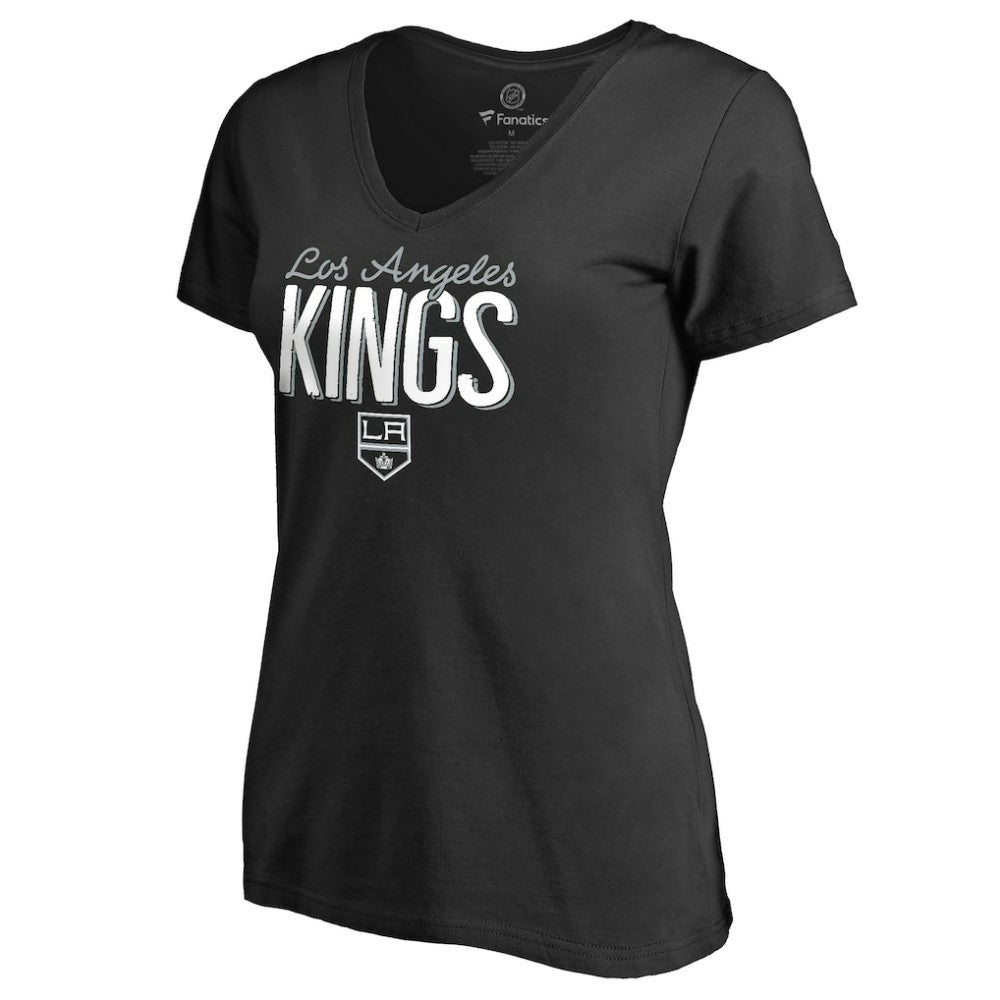 NHL Los Angeles Kings Women's Nostalgia T-Shirt - Black