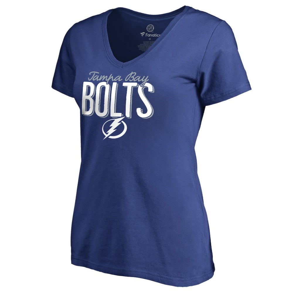NHL Tampa Bay Lightning Women's Nostalgia T-Shirt - Blue