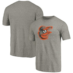 Baltimore Orioles Distressed Team Tri-Blend T-Shirt - Ash T-shirts
