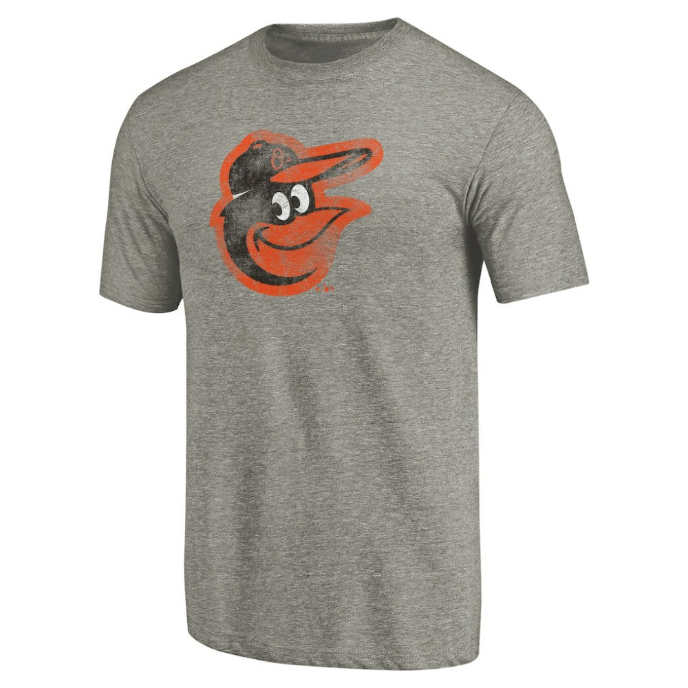 Baltimore Orioles Distressed Team Tri-Blend T-Shirt - Ash T-shirts