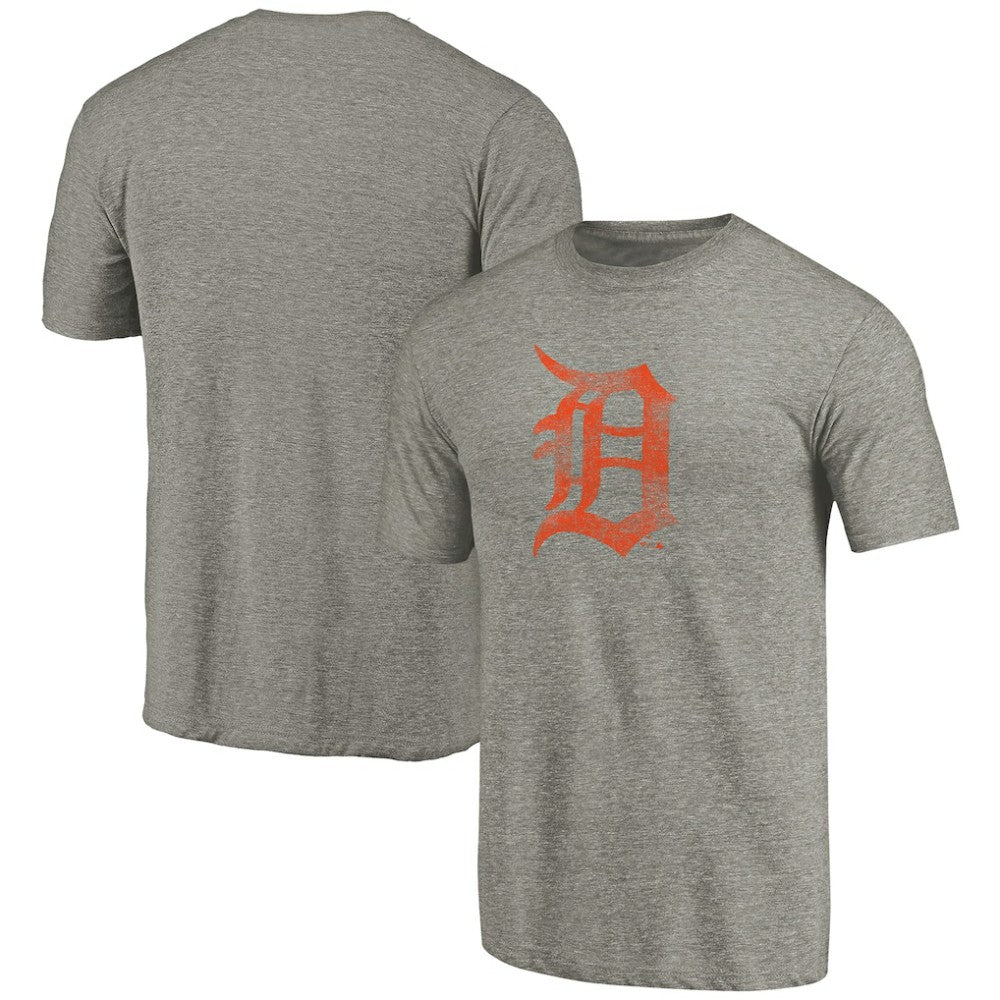 Detroit Tigers Distressed Team Tri-Blend T-Shirt - Ash T-shirts