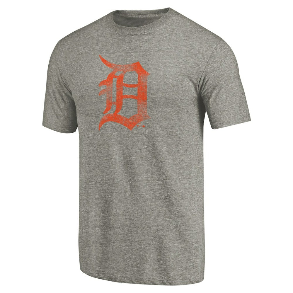 Detroit Tigers Distressed Team Tri-Blend T-Shirt - Ash T-shirts