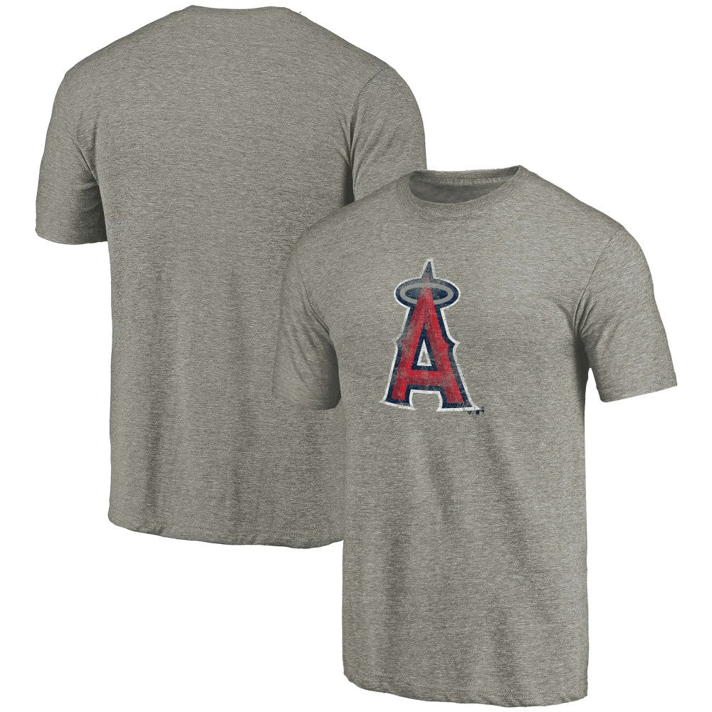 Los Angeles Angels Distressed Team Tri-Blend T-Shirt - Ash T-shirts