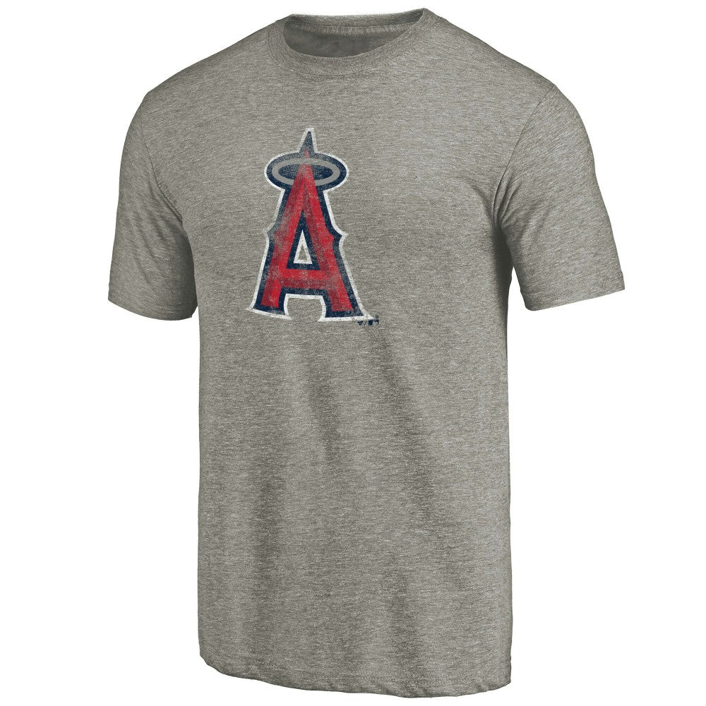 Los Angeles Angels Distressed Team Tri-Blend T-Shirt - Ash T-shirts