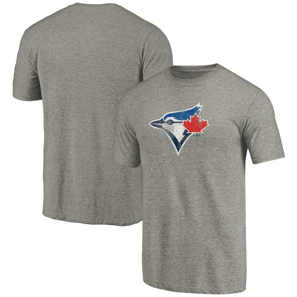 Toronto Blue Jays Distressed Team Tri-Blend T-Shirt - Ash T-shirts