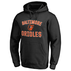 Baltimore Orioles Victory Arch Pullover Hoodie - Black Hoodies