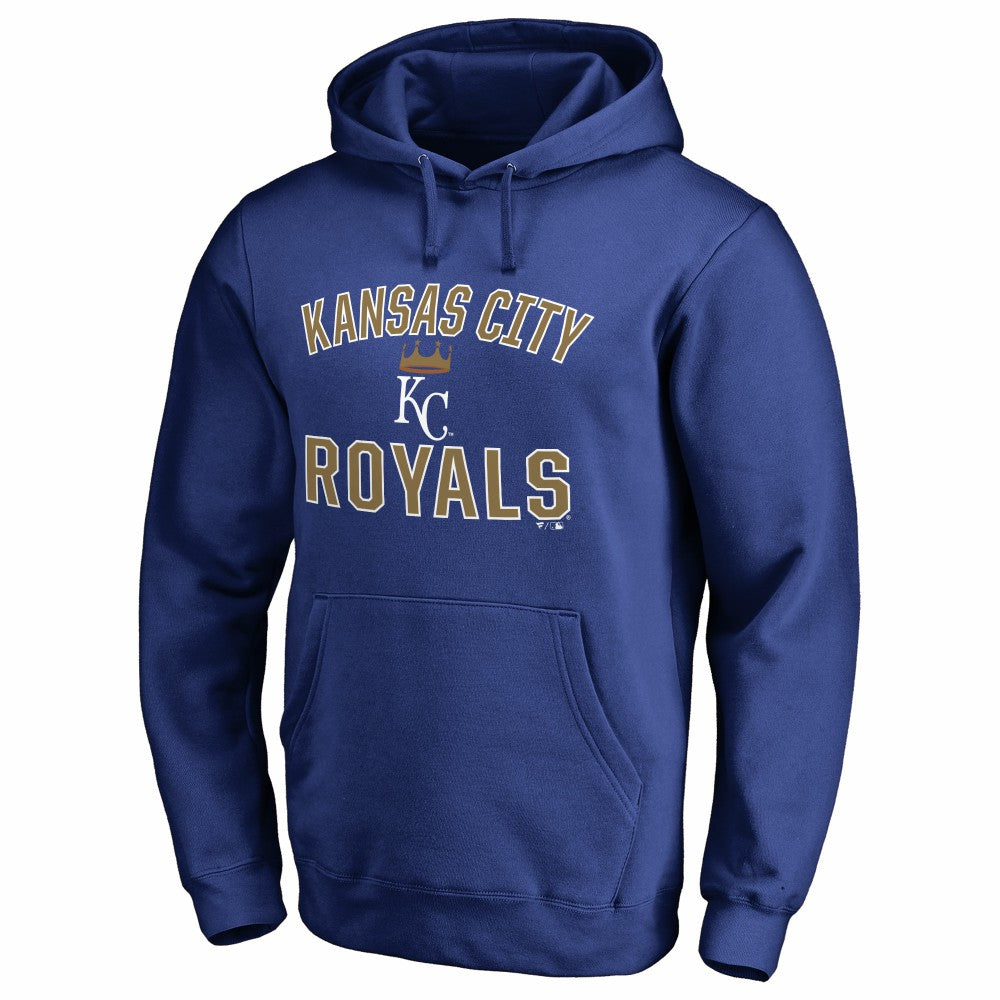 Kansas City Royals Victory Arch Pullover Hoodie - Royal Hoodies