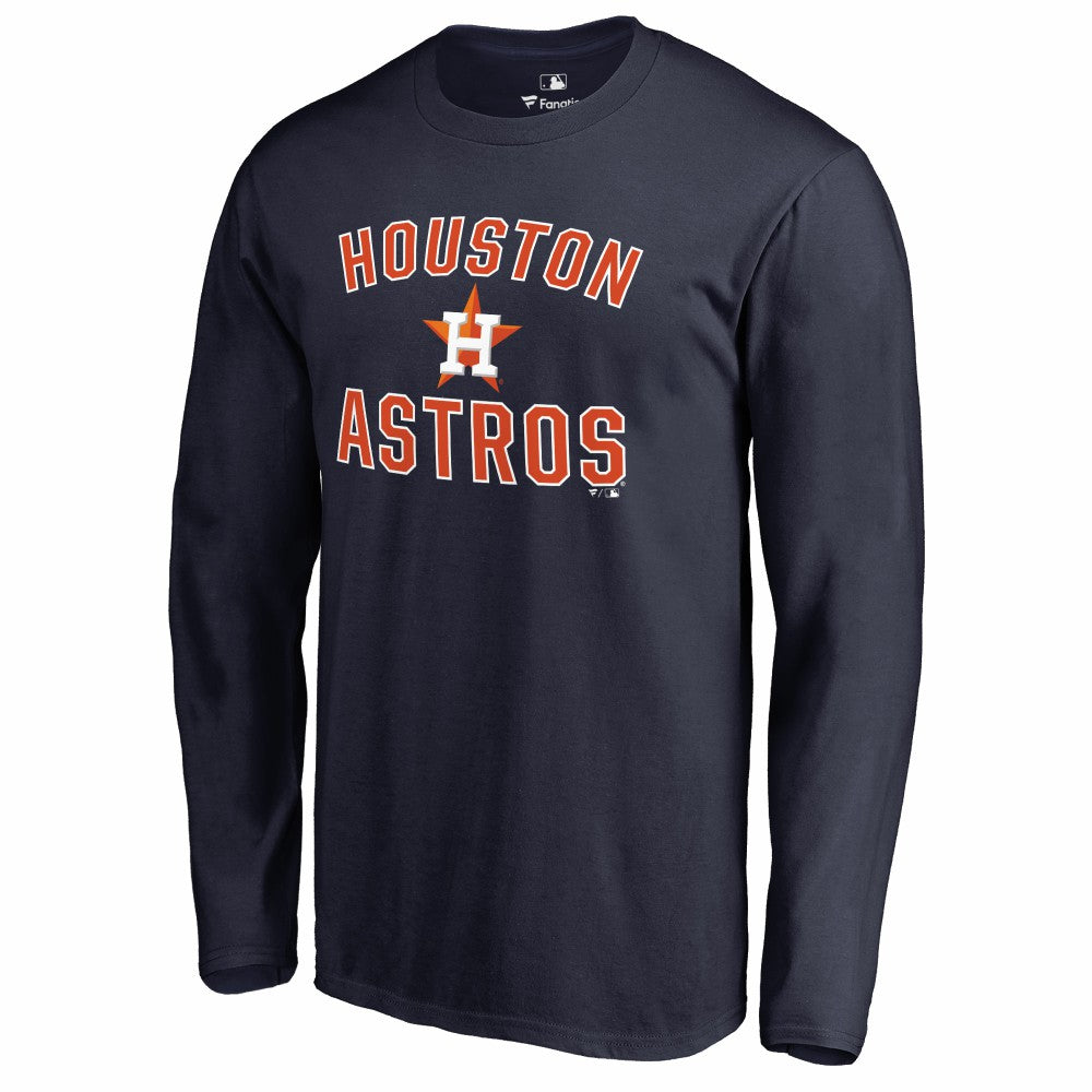 Houston Astros Victory Arch Long Sleeve T-Shirt - Navy T-shirts
