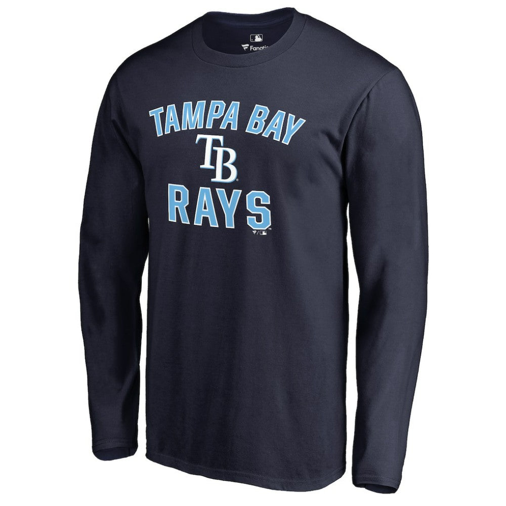 Tampa Bay Rays Victory Arch Long Sleeve T-Shirt - Navy T-shirts