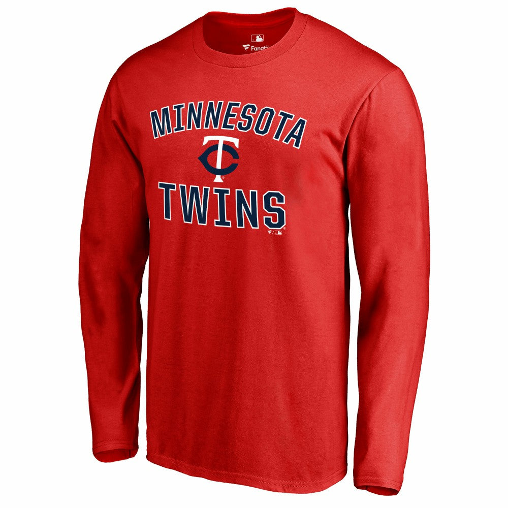 Minnesota Twins Victory Arch Long Sleeve T-Shirt - Red T-shirts