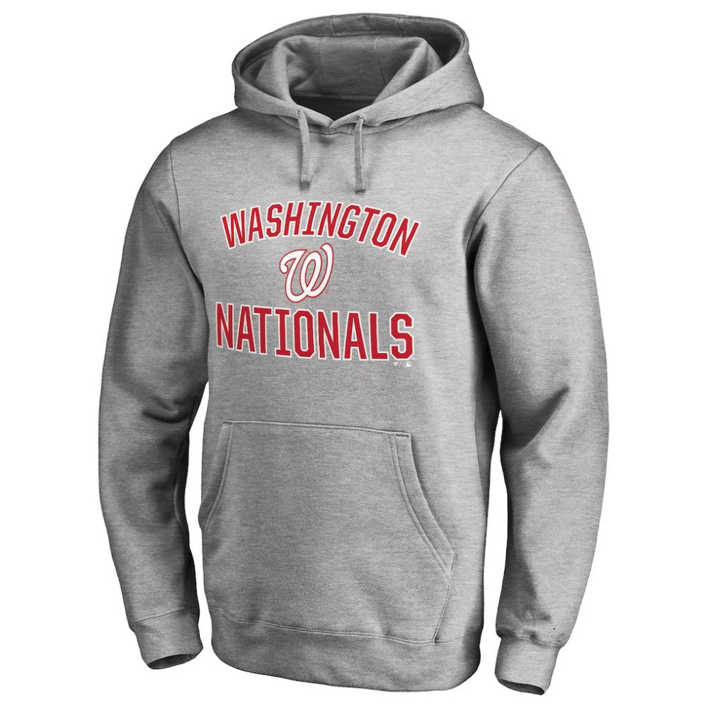 Washington Nationals Victory Arch Pullover Hoodie - Ash Hoodies