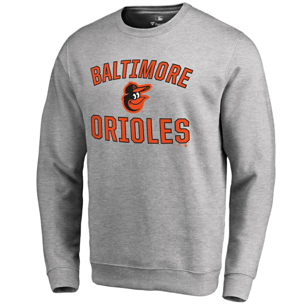 Baltimore Orioles Victory Arch Pullover Sweatshirt - Ash Pullover