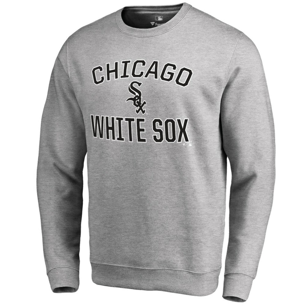 Chicago White Sox Victory Arch Pullover Sweatshirt - Ash Pullover