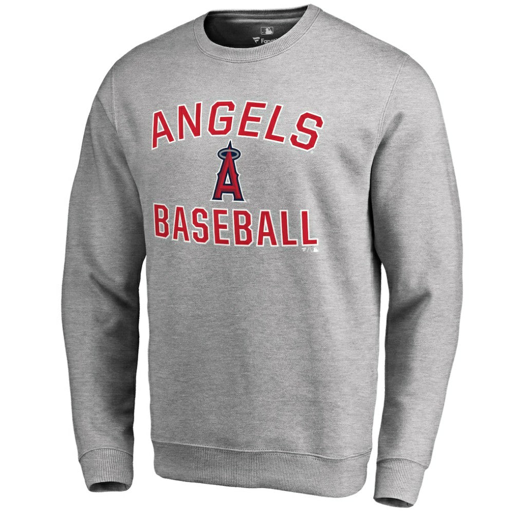 Los Angeles Angels Victory Arch Pullover Sweatshirt - Ash Pullover