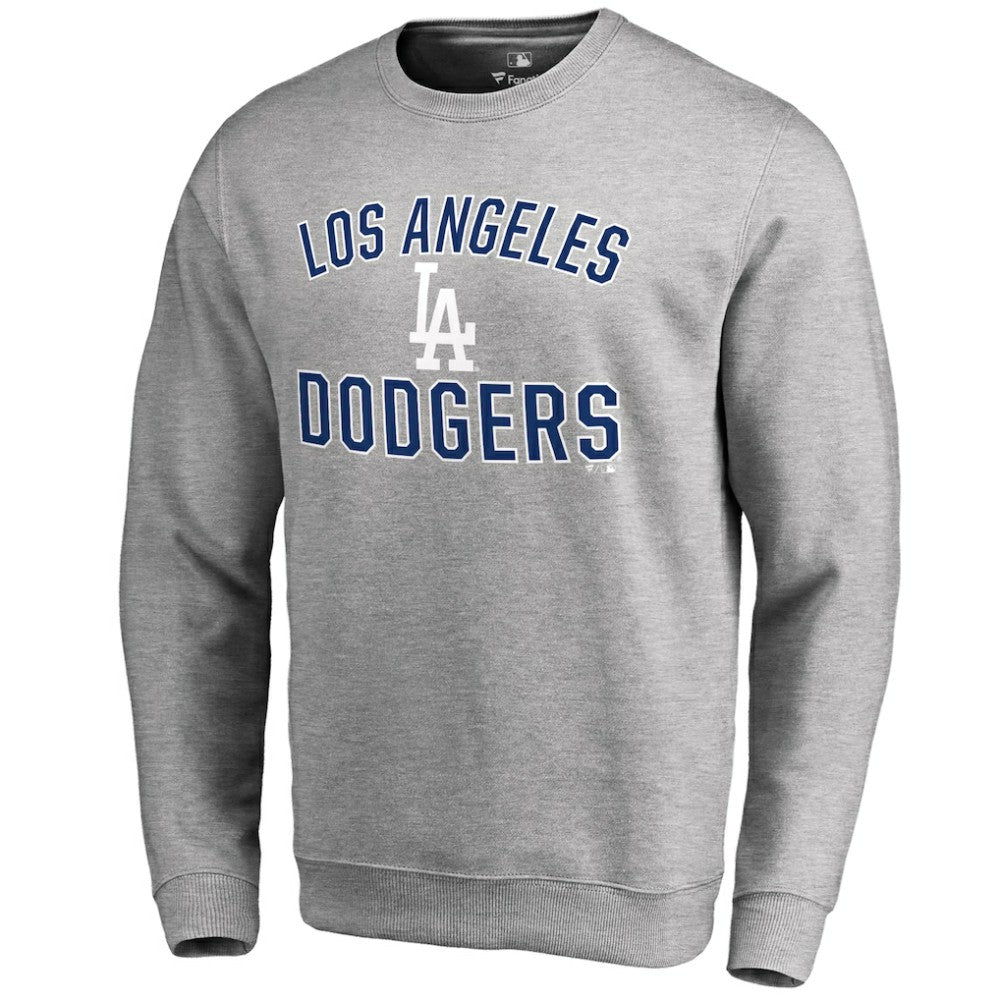 Los Angeles Dodgers Victory Arch Pullover Sweatshirt - Ash Pullover