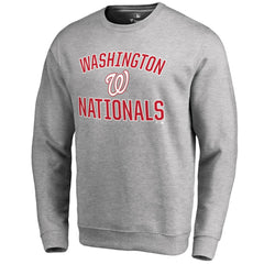 Washington Nationals Victory Arch Pullover Sweatshirt - Ash Pullover