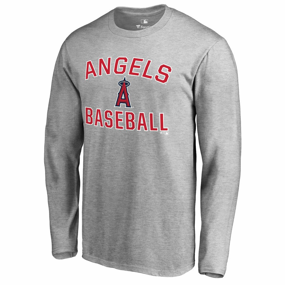 Los Angeles Angels Victory Arch Long Sleeve T-Shirt - Ash T-shirts