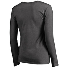 San Francisco 49ers Women's Team Logo Long Sleeve T-Shirt Heathered Gray