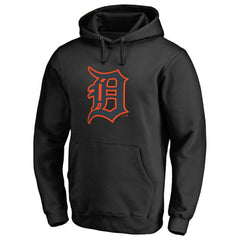 Detroit Tigers Taylor Pullover Hoodie - Black Hoodies
