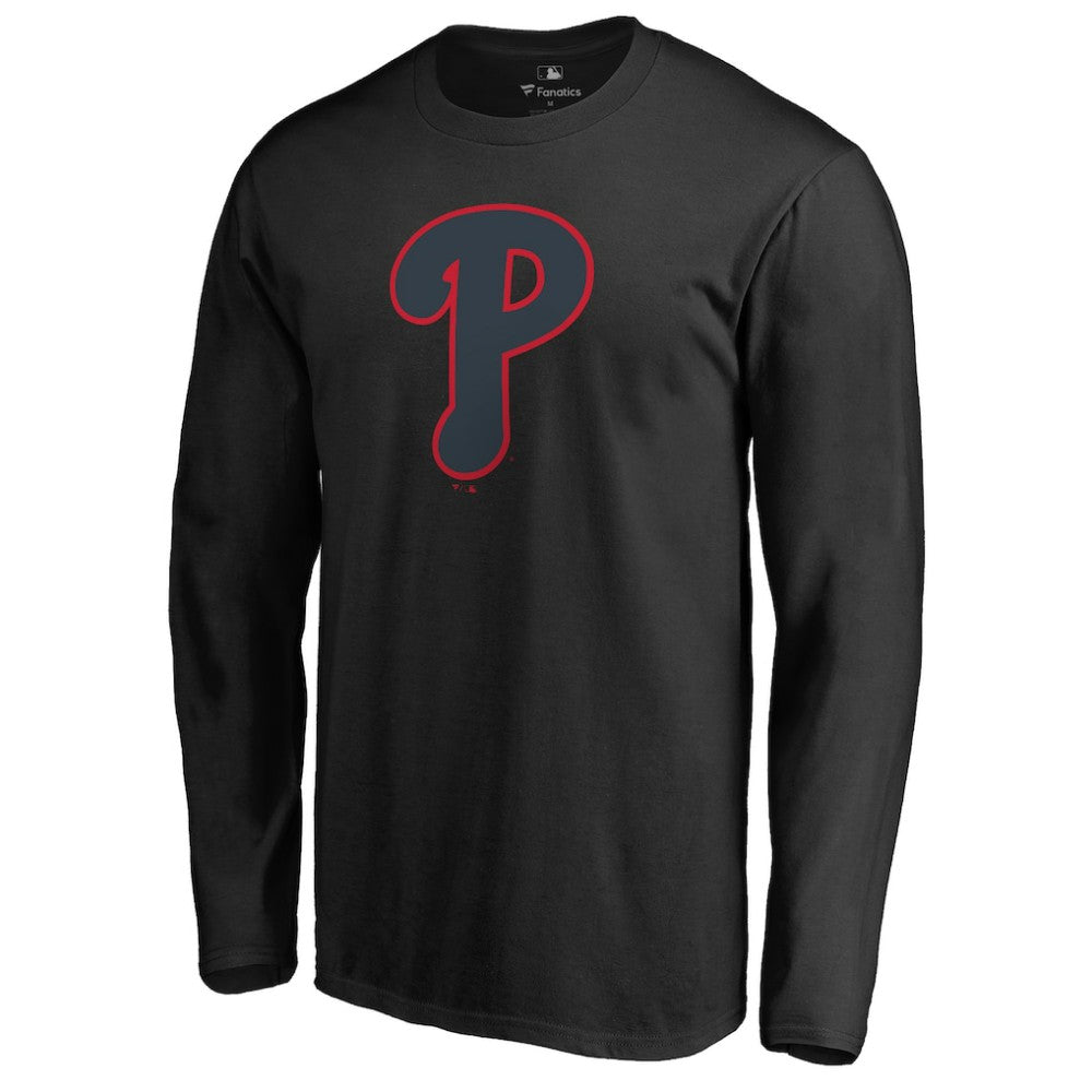 Philadelphia Phillies Taylor Long Sleeve T-Shirt - Black T-shirts