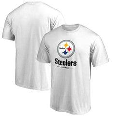 Pittsburgh Steelers Team Lockup 2 T-Shirt White