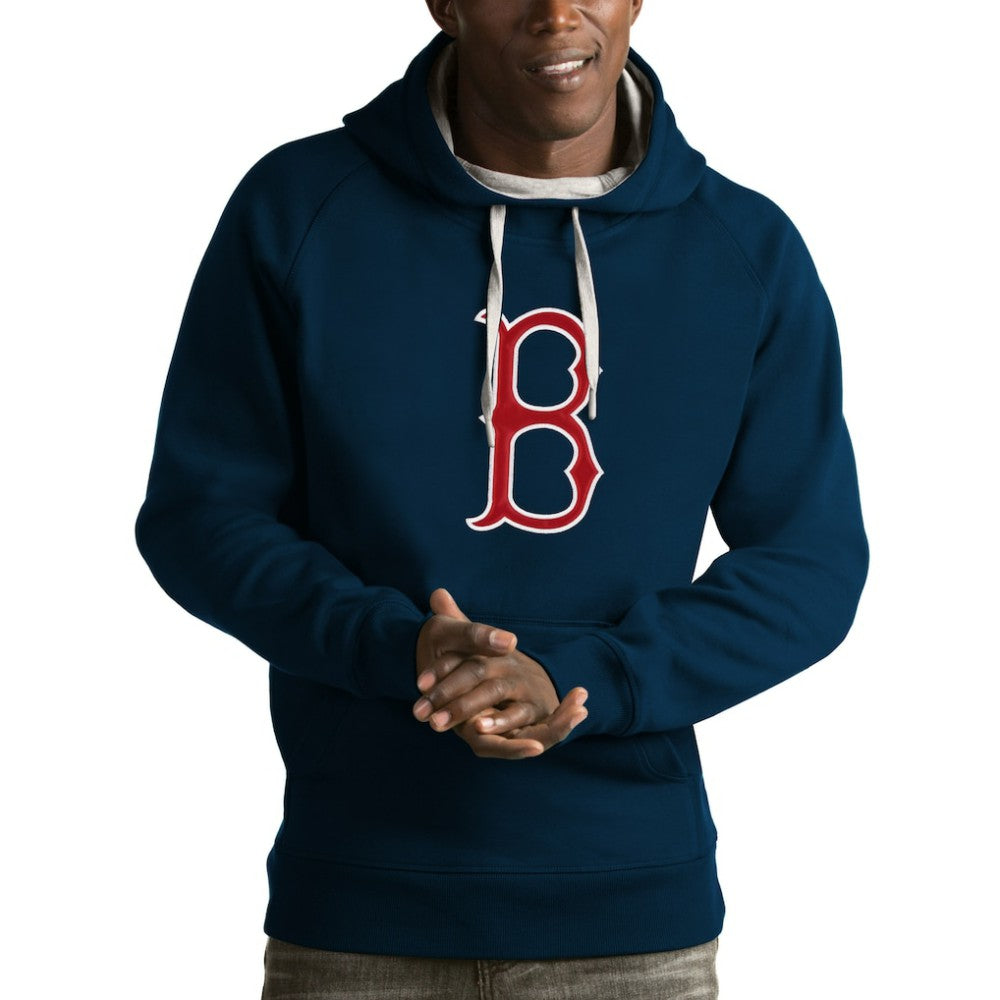 Boston Red Sox Antigua Victory Pullover Hoodie - Navy Hoodies