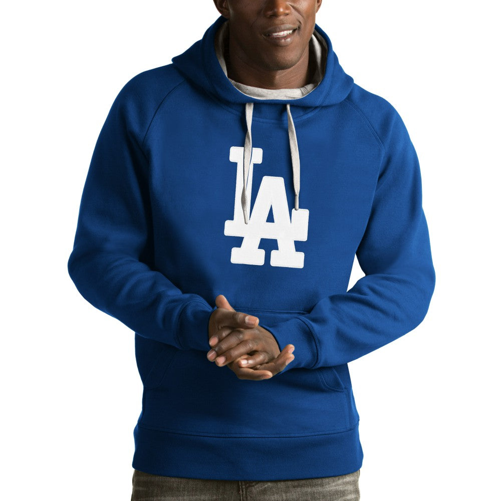 Los Angeles Dodgers Antigua Victory Pullover Hoodie - Royal Hoodies