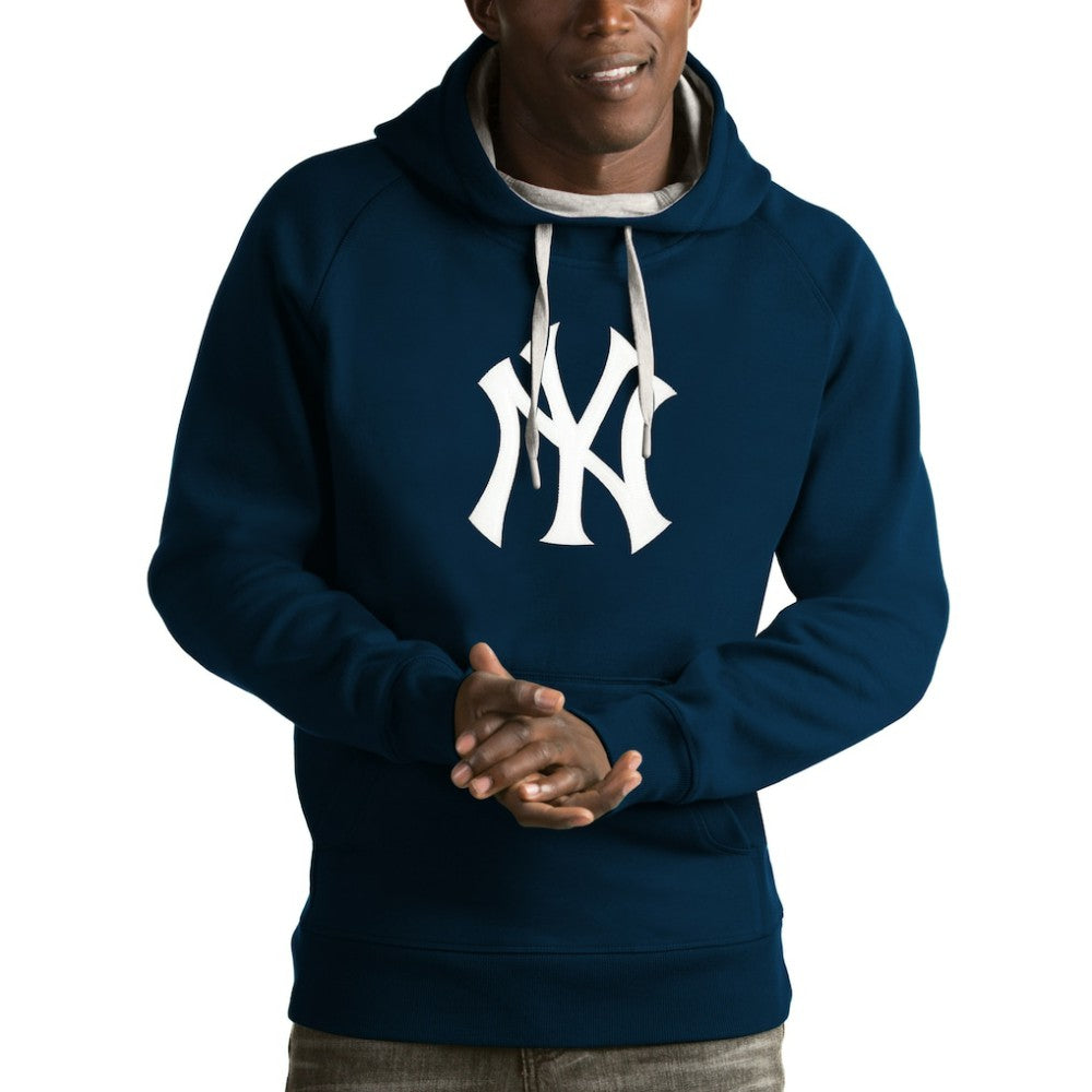 New York Yankees Antigua Victory Pullover Hoodie - Navy Hoodies