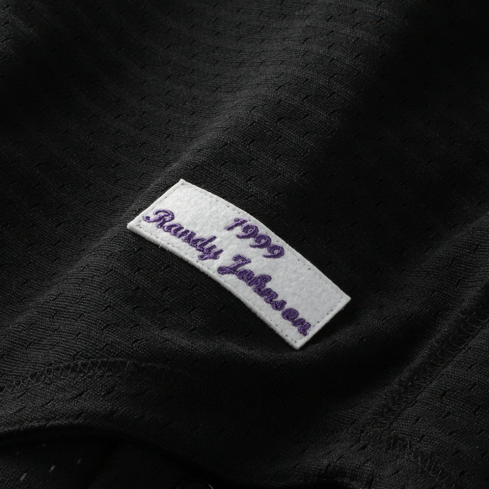 Randy Johnson Arizona Diamondbacks Mitchell & Ness Cooperstown Collection Mesh Batting Practice Button-Up Jersey - Black Jerseys