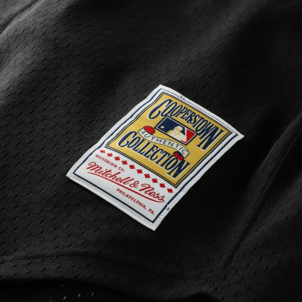 Randy Johnson Arizona Diamondbacks Mitchell & Ness Cooperstown Collection Mesh Batting Practice Button-Up Jersey - Black Jerseys