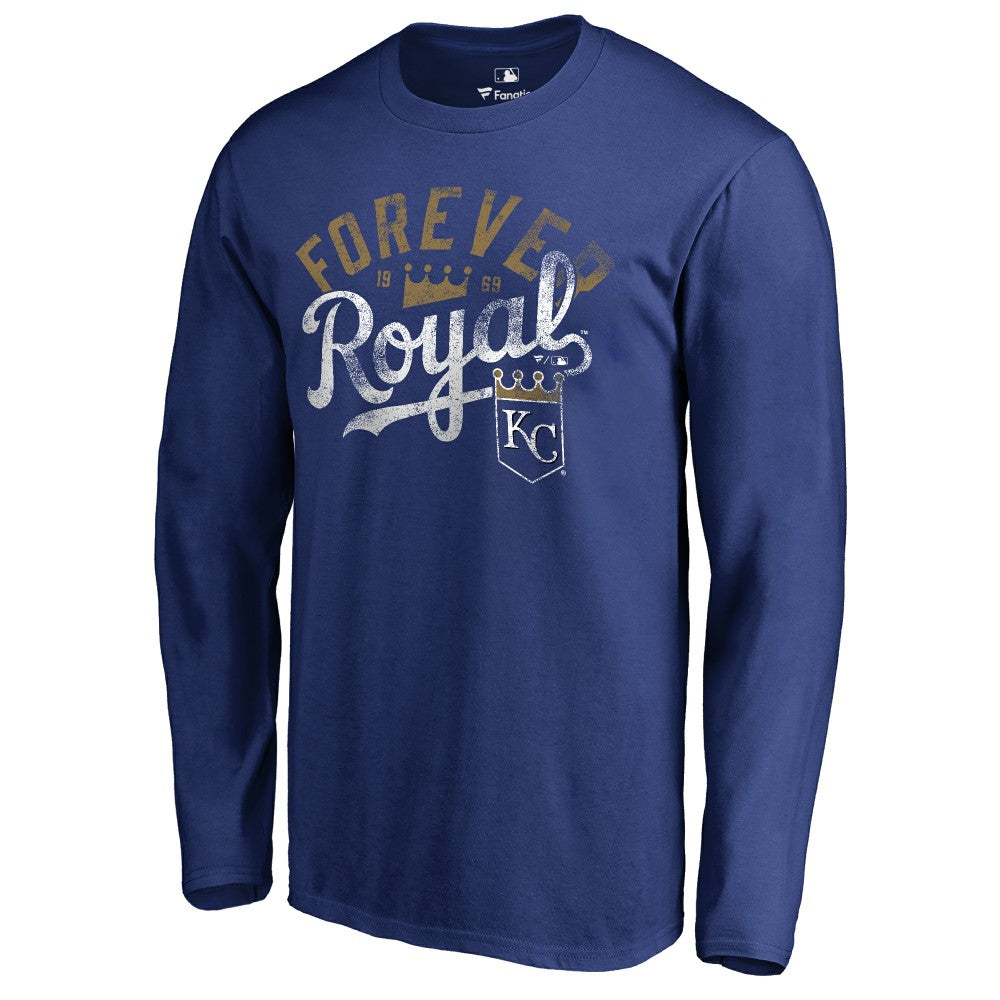 Kansas City Royals Hometown Collection Forever Royal Long Sleeve T-Shirt - Royal T-shirts