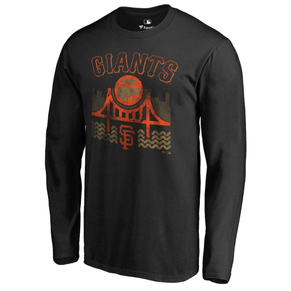 San Francisco Giants Hometown Collection The Bay Long Sleeve T-Shirt - Black T-shirts
