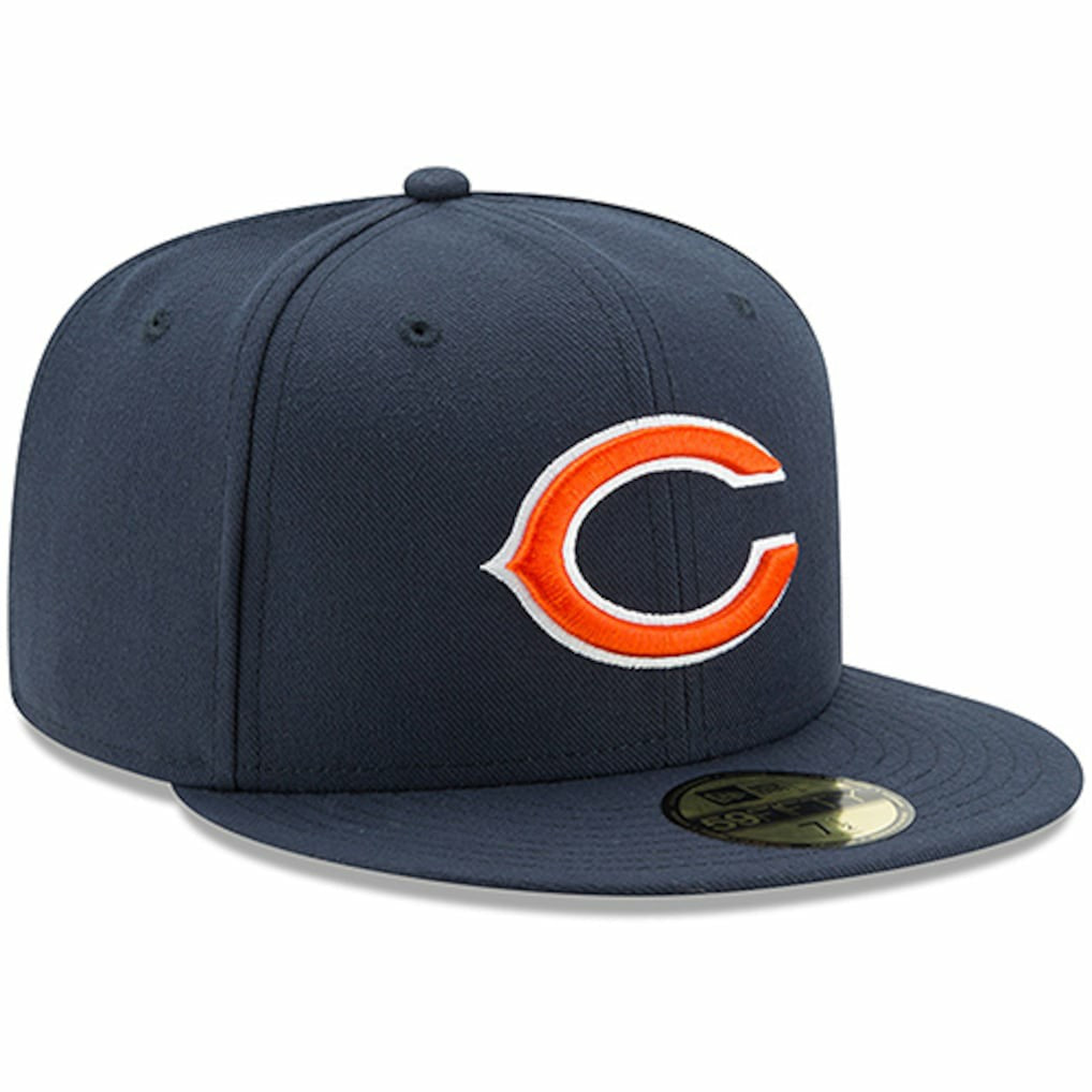 Chicago Bears New Era Omaha 59FIFTY Fitted Hat Navy