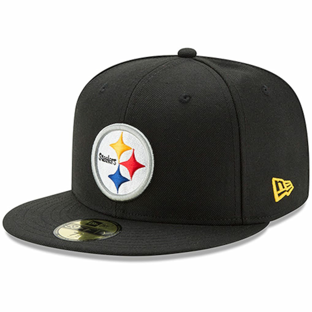 Pittsburgh Steelers New Era Omaha 59FIFTY Fitted Hat Black
