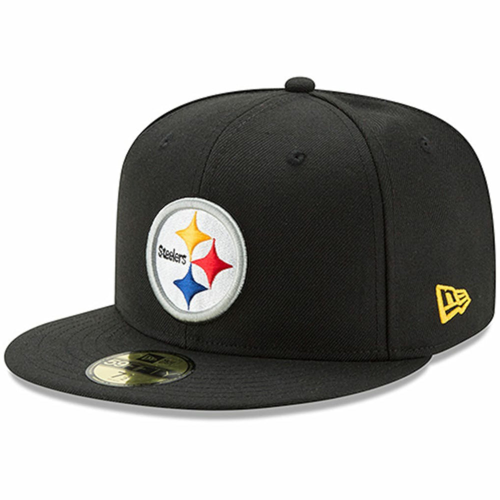 Pittsburgh Steelers New Era Omaha 59FIFTY Fitted Hat Black