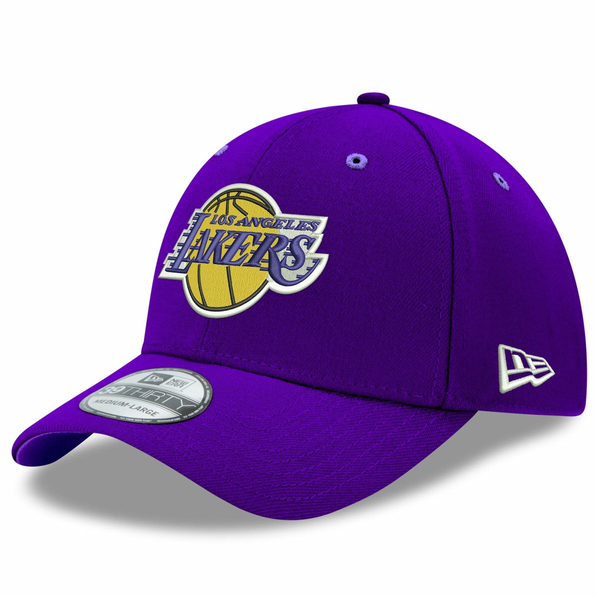 Los Angeles Lakers Team Classic 39THIRTY Flex Hat Purple