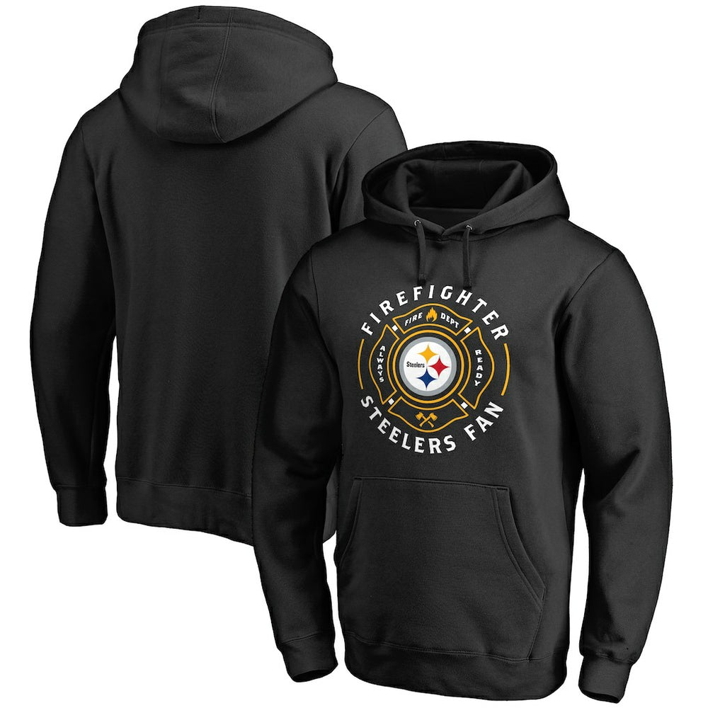Pittsburgh Steelers Firefighter Pullover Hoodie Black