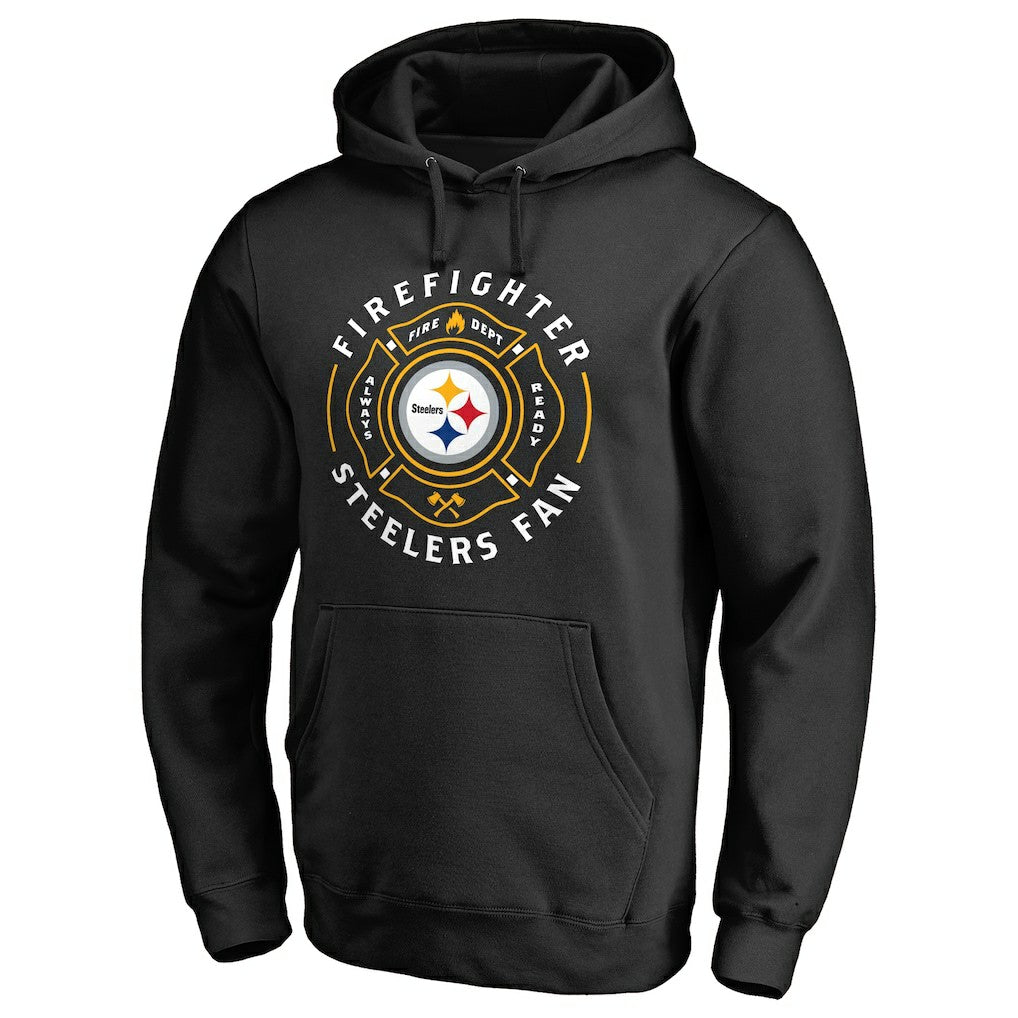 Pittsburgh Steelers Firefighter Pullover Hoodie Black
